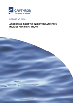 assessing aquatic invertebrate prey indices for fish trout cover web