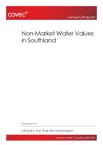 cover for non market water values in southland