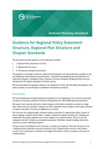 cover guidance for regional policy structure regional chapters standards THUMBNAIL