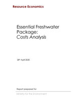 cover thumbnail essential freshwater package costs analysis