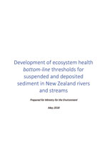 development ecosystem health b sediment in NZ rivers streams thumbnail 150