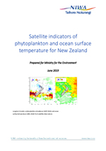 satellite indicators of phytoplankton and ocean surface temperature cover web