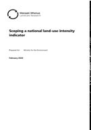 scoping a national land use intensity indicator cover thumbnail