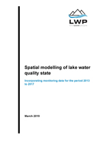 spatial modelling of lake water quality state cover web