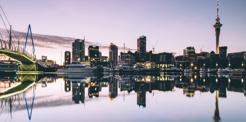 Auckland harbor